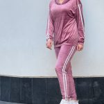 ست هودی شلوار اسپرت مخمل کوبیده